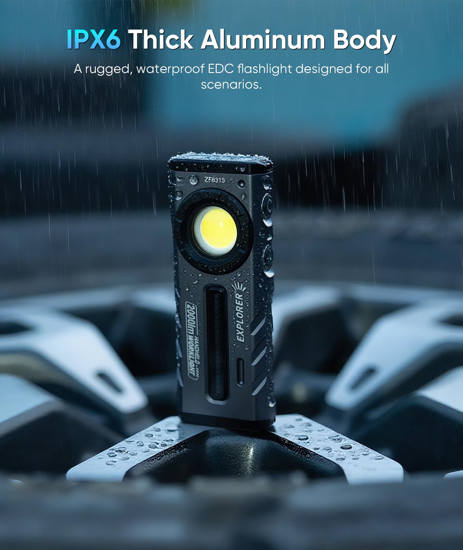 HOTLIGH ZF8313 ideal for camping, car repairs, and DIY projects.