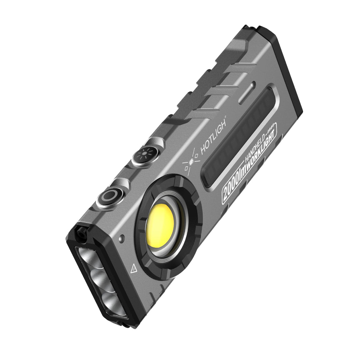 HOTLIGH ZF8313 rechargeable flashlight with 2000 lumens for bright outdoor illumination.