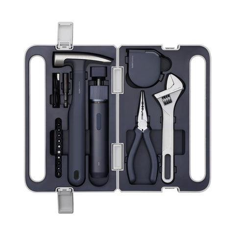 HOTO 18-piece tool kit in a compact case for easy storage and DIY tasks.