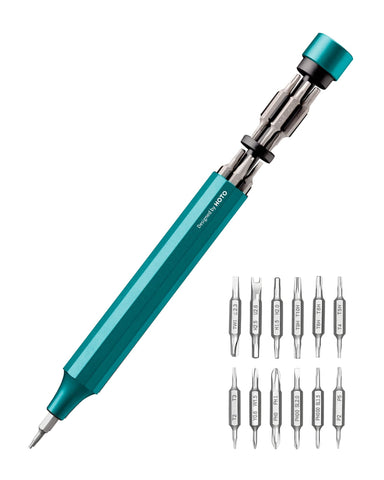 HOTO 24 in 1 magnetic bit storage for quick screw swaps.