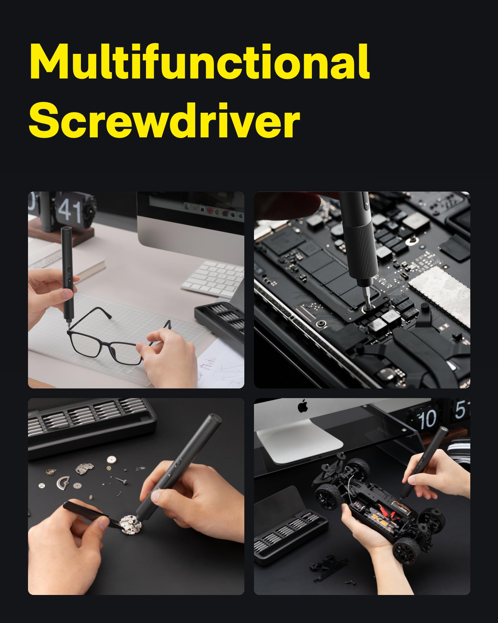 HOTO ergonomic grip reduces fatigue during long sessions and improves control.