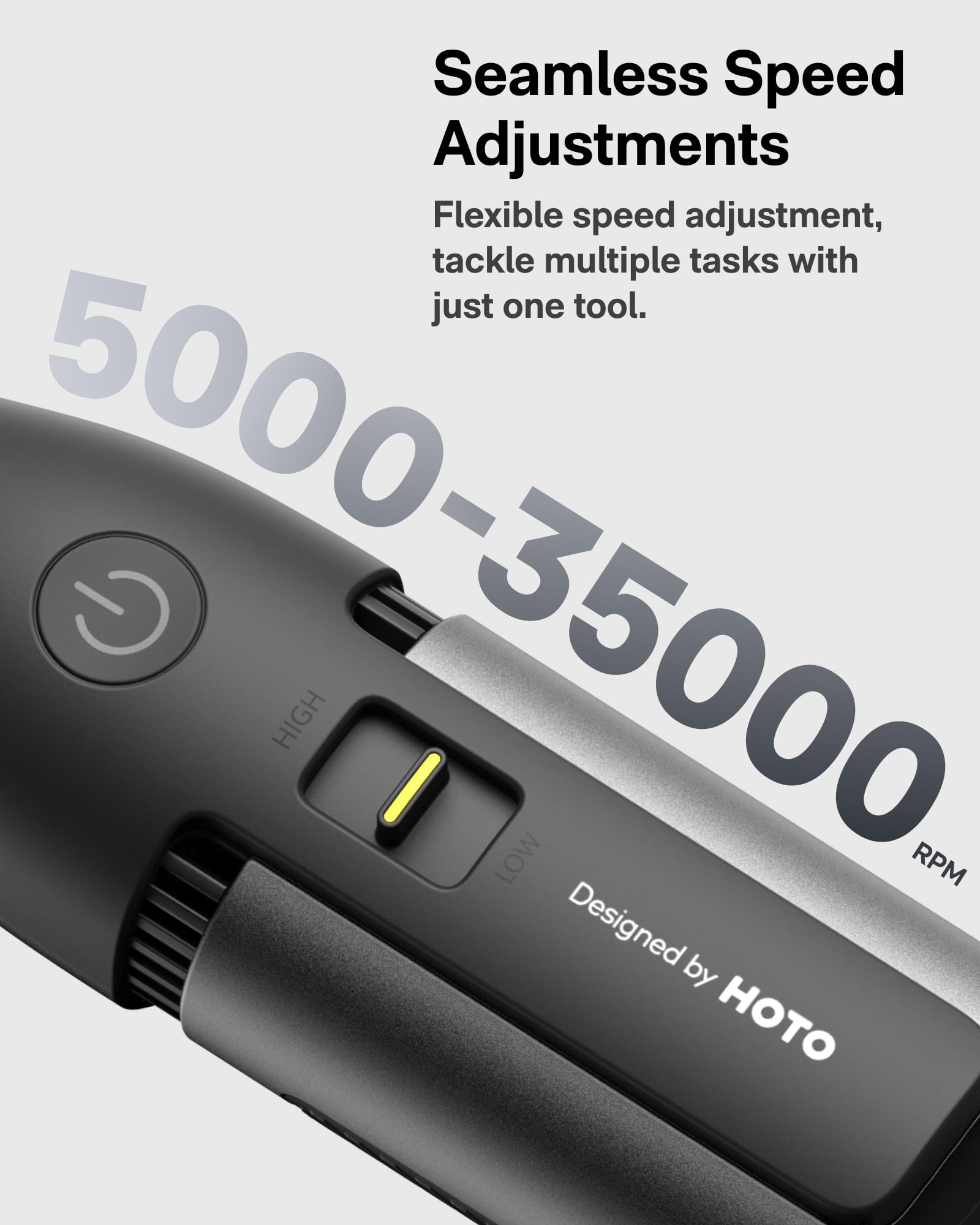 HOTO 3000mAh USB-C battery provides up to two hours of operation