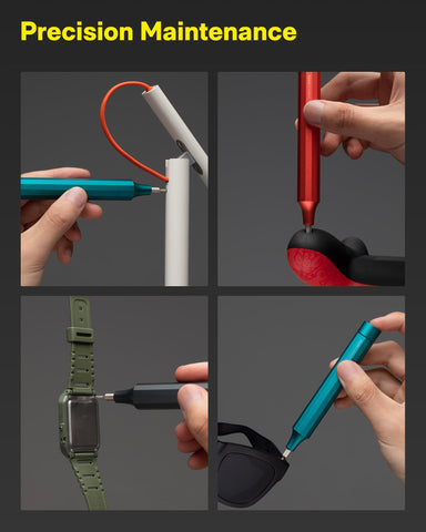 Anti-slip ergonomic grip of the HOTO screwdriver for comfortable one-handed use.