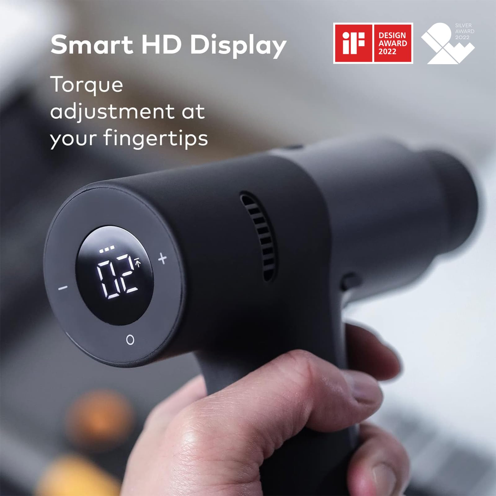 Ergonomic handle design fits naturally for extended use.