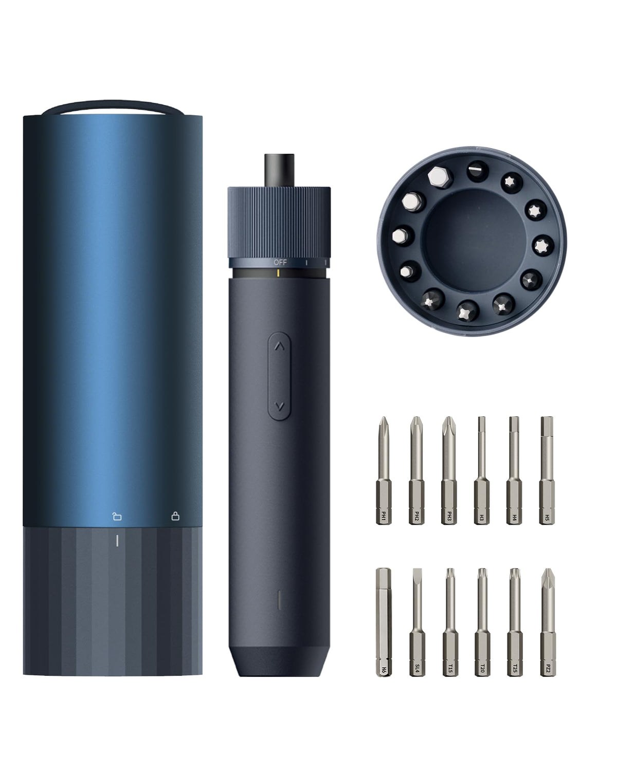 HOTO electric screwdriver rechargeable for quick repairs