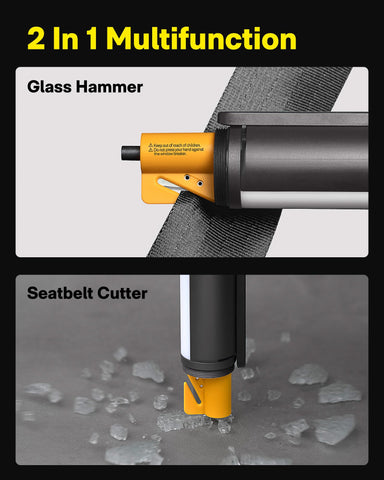 HOTO Emergency Flashlight beam adjuster enables spotlight or floodlighting.