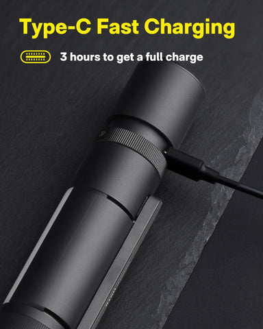 HOTO Emergency Flashlight window breaker helps escape during emergencies.