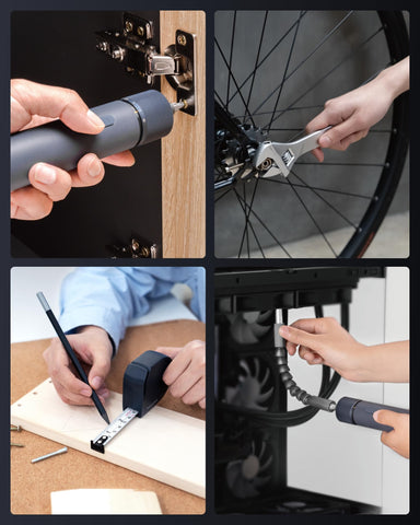 HOTO extension rod extends reach for hard-to-access screws.