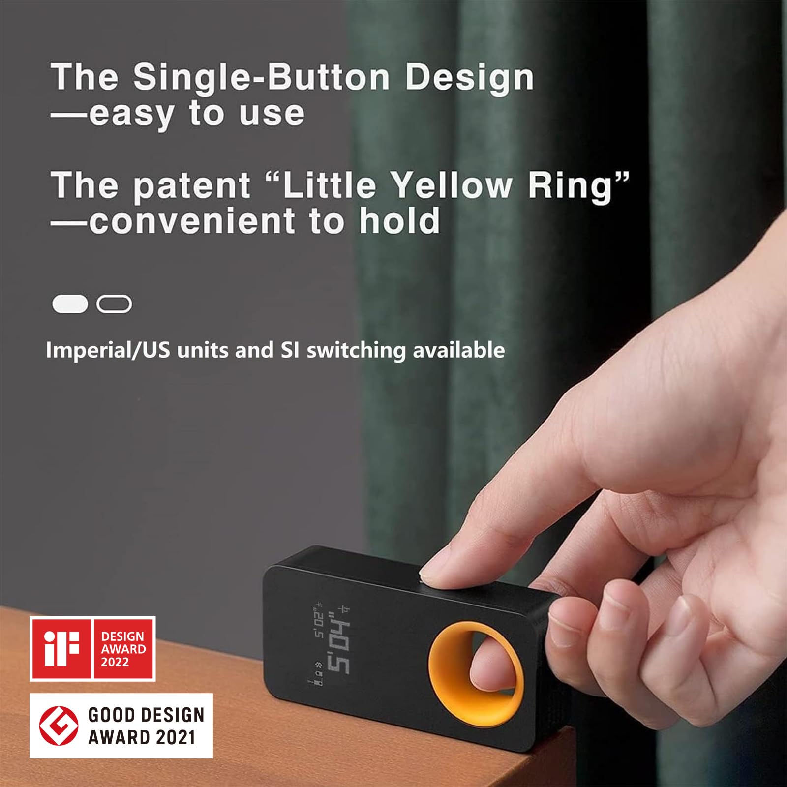 HOTO OLED display shows clear readings in indoor lighting