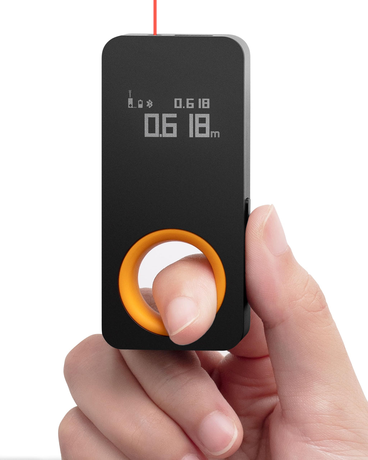 HOTO pocket-size laser measuring tool ready for quick home tasks