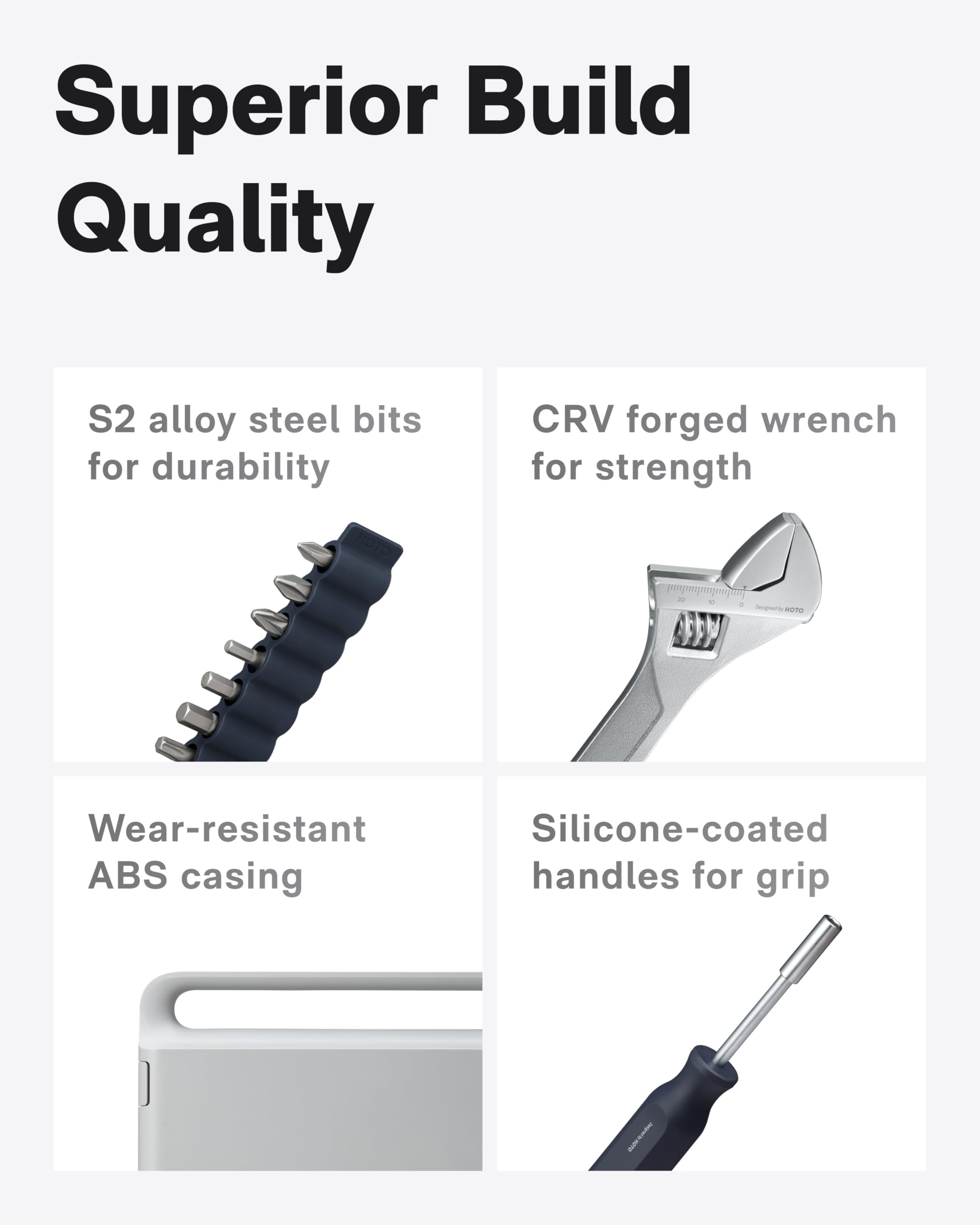 HOTO magnetic bit holder helps place screws accurately during repairs.