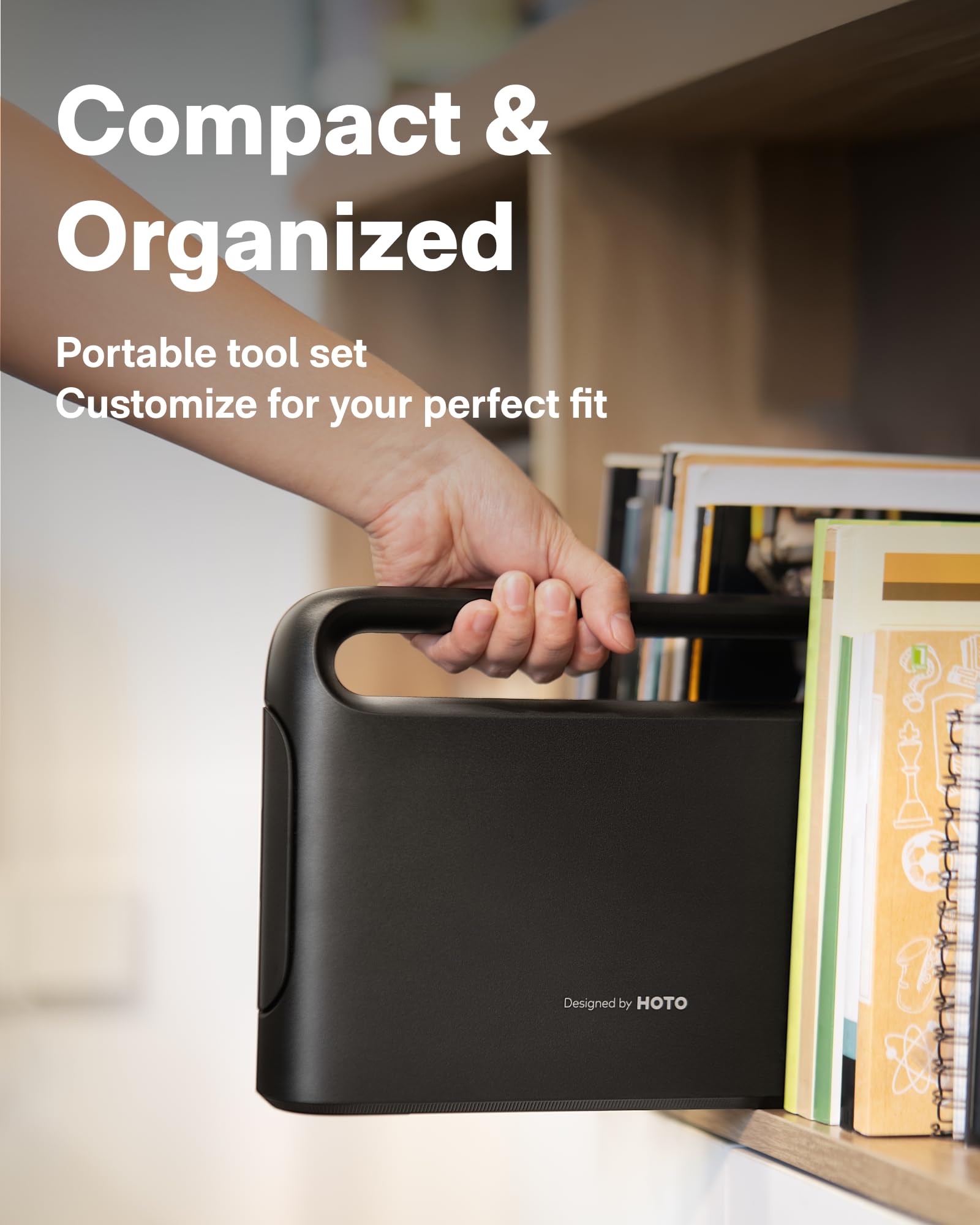 HOTO non-slip soft grip reduces fatigue during long tasks.