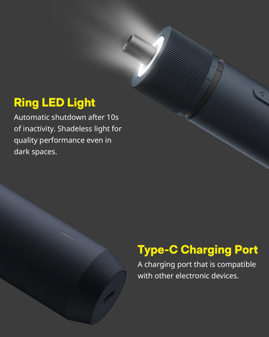 HOTO PH2 extended bit close-up, extended reach for hard-to-reach screws