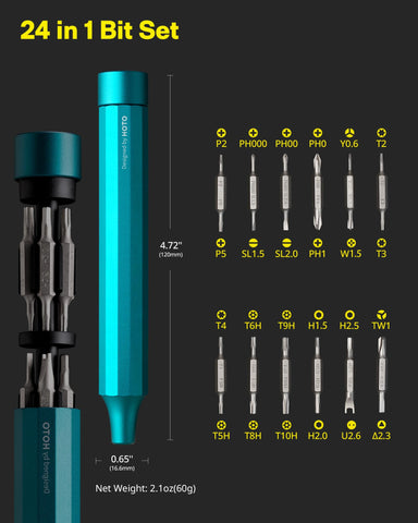 HOTO precision PH bits for tiny electronics and devices.