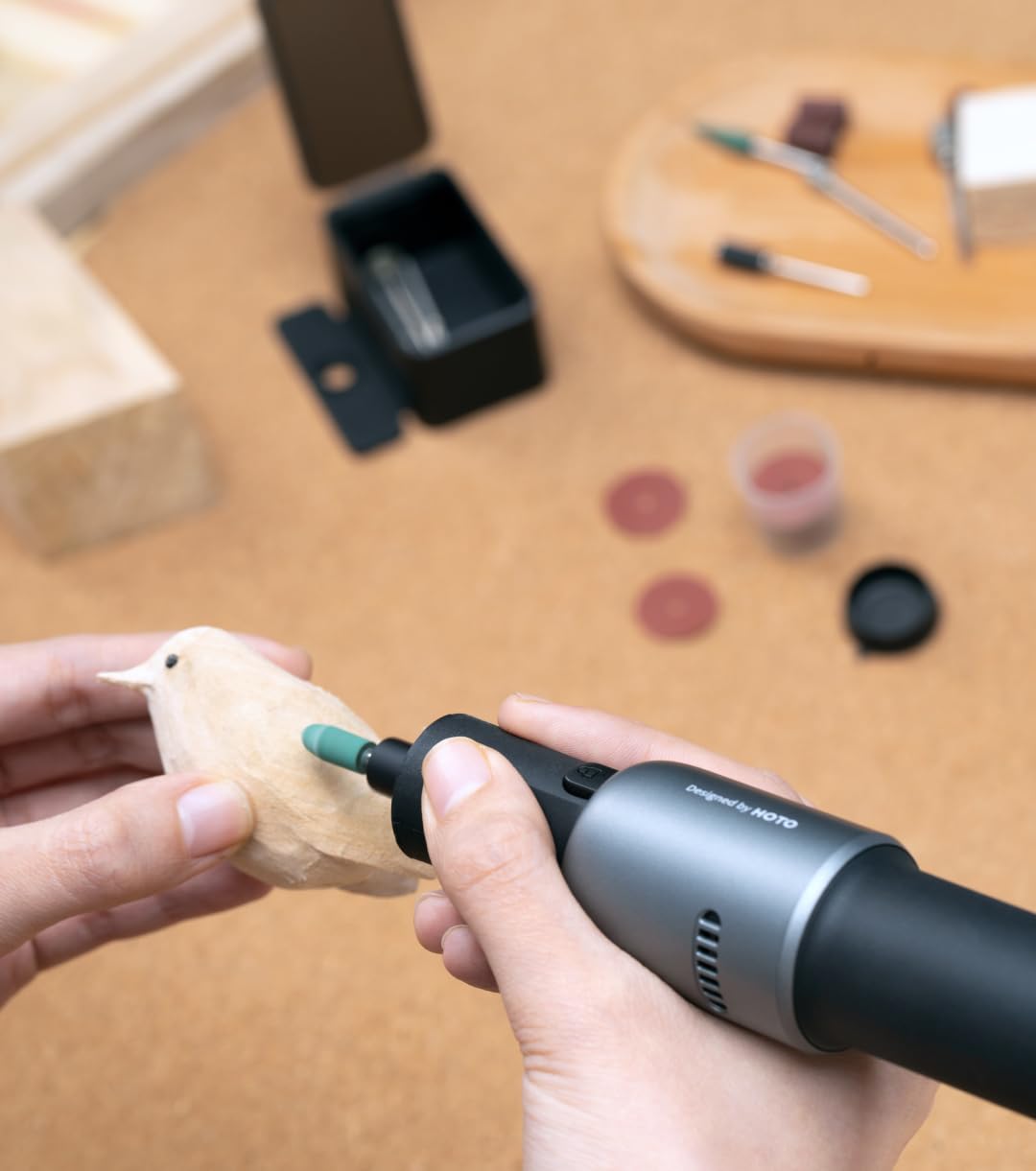 HOTO sanding, grinding, cutting, and polishing bits for multiple materials.