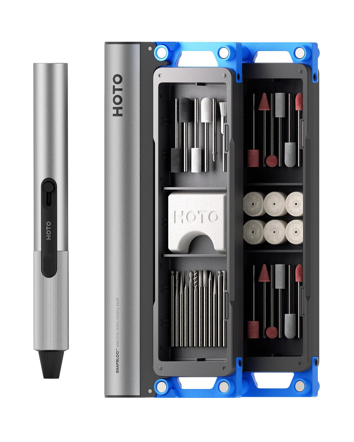HOTO SNAPBLOQ R-A04 compact rotary tool for precise sanding and engraving on mini projects