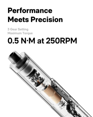 HOTO SNAPBLOQ S-A01 three torque presets prevent over-tightening