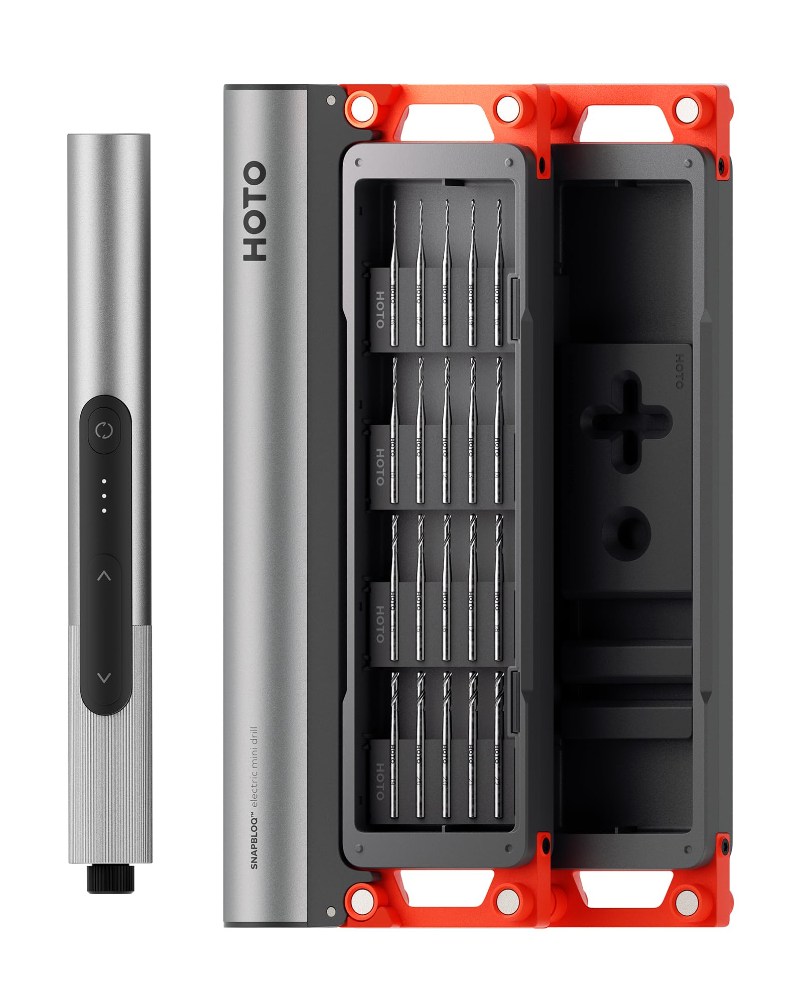 HOTO SNAPBLOQ D-A03 drill setup for precise, clean jewelry holes.