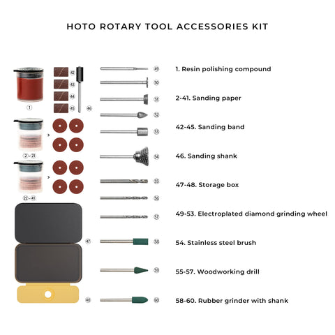 HOTO travel-friendly kit case for on-the-go DIY tasks.