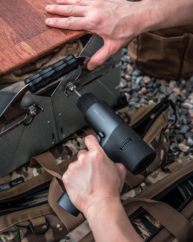 HOTO USB-C charging port enables convenient topping up during work sessions.