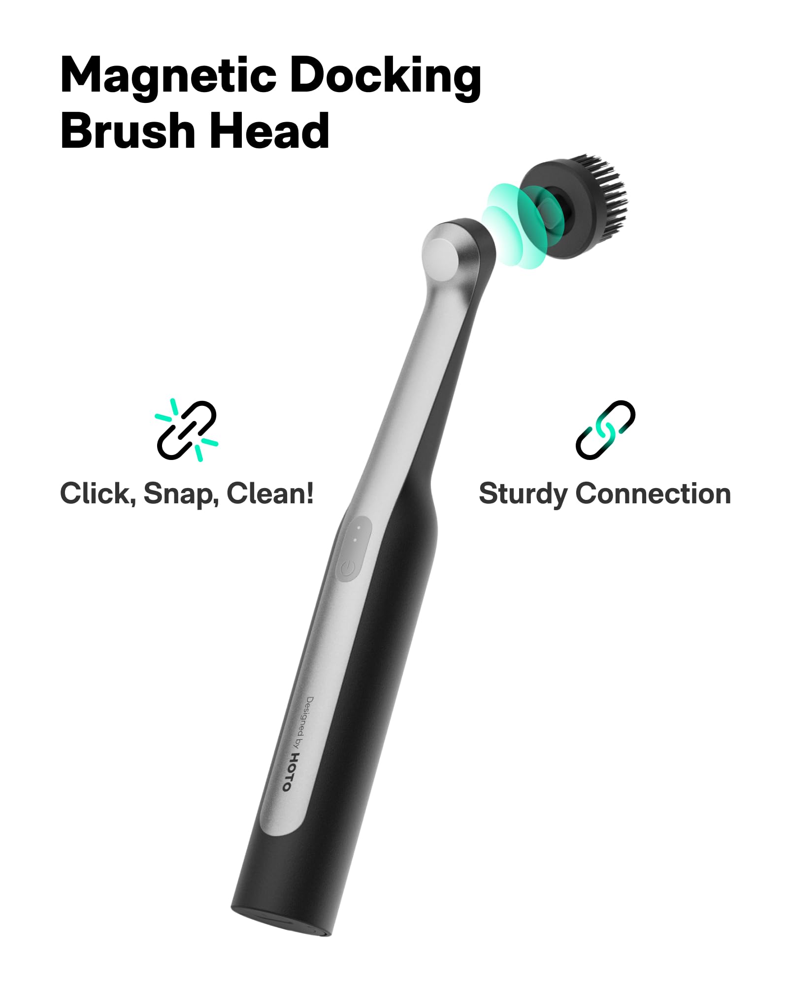 HOTO Wand integrated storage hook keeps it ready between jobs.
