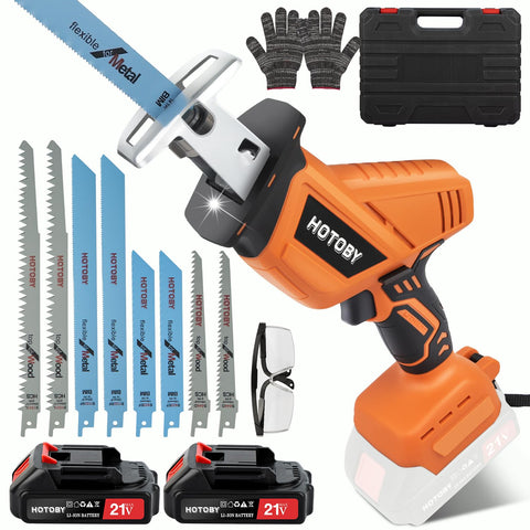 Hotoby reciprocating saw battery pack extends run time for DIY projects