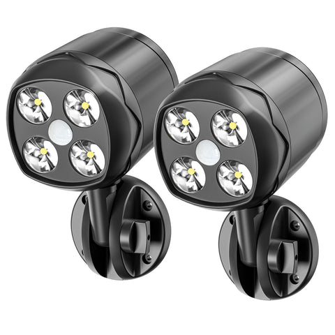 Hotomely motion sensor outdoor light with angled mount for precise nighttime illumination