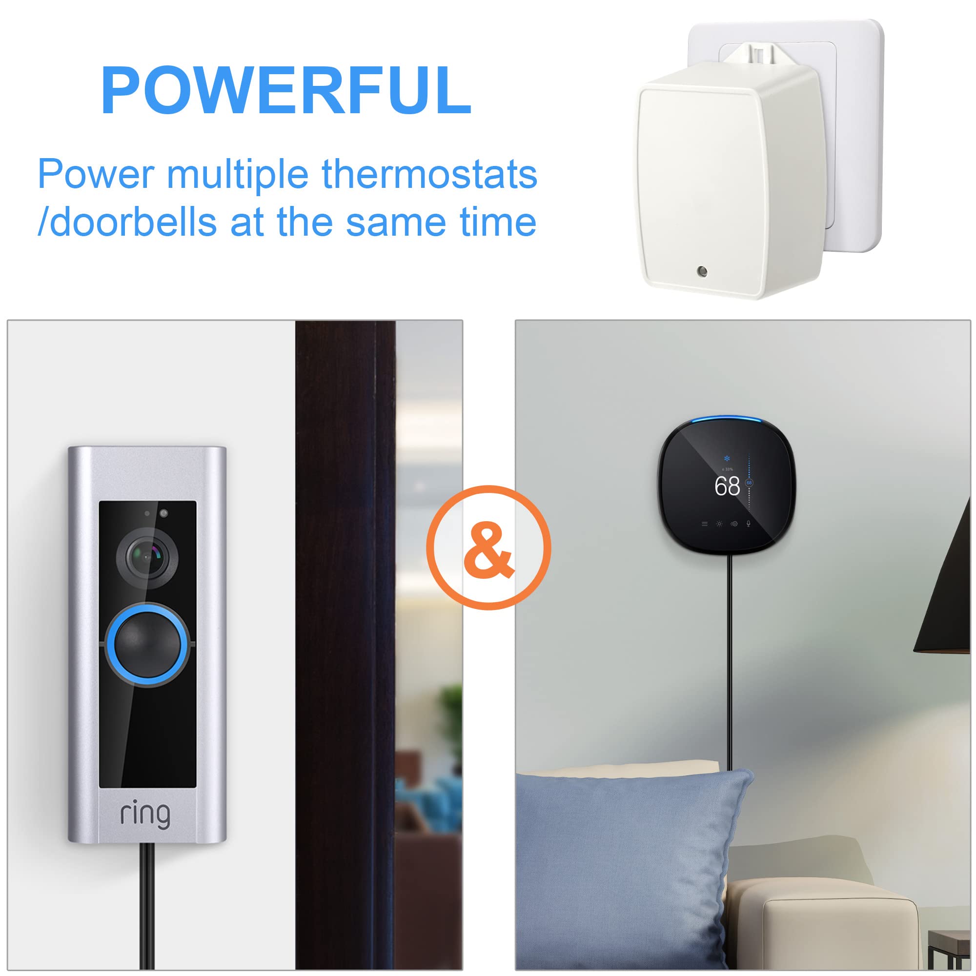 Hotop 24V transformer used in daily home automation setup