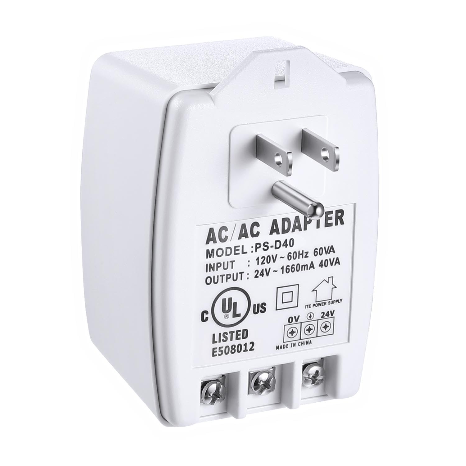 Hotop 24V transformer showing LED indicator for quick power check