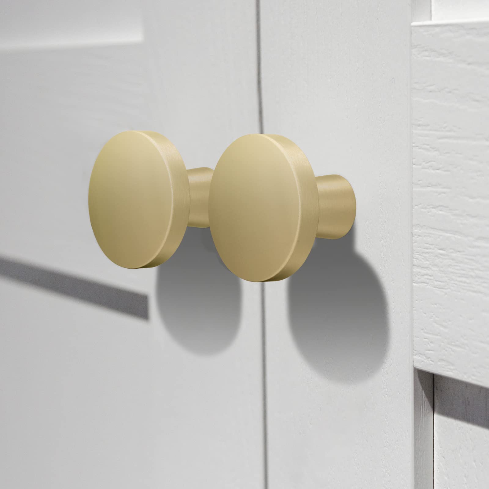 Hotop cabinet knob installed on drawer; smooth operation and modern look.