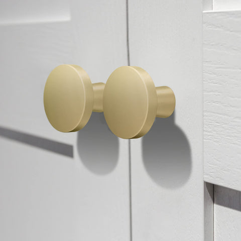 Hotop cabinet knob installed on drawer; smooth operation and modern look.
