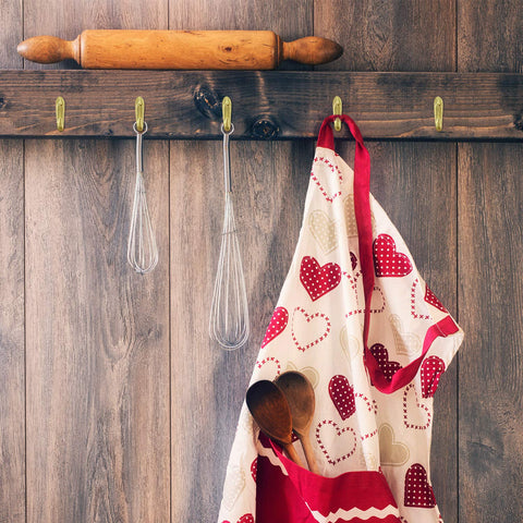 Hotop wall hangers enable easy installation while preserving wall beauty.