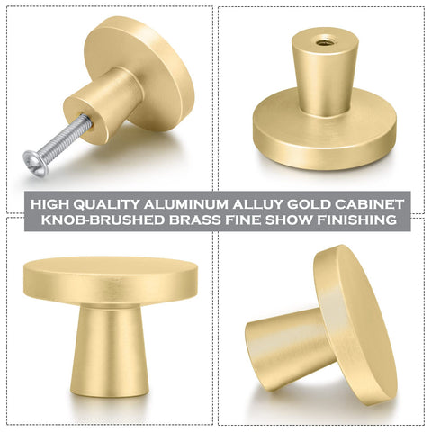 Hotop mushroom knob side profile; versatile hardware upgrade for drawers.