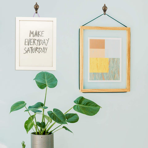 Hotop zinc-alloy picture hanging nails offer durable, reusable support for frames
