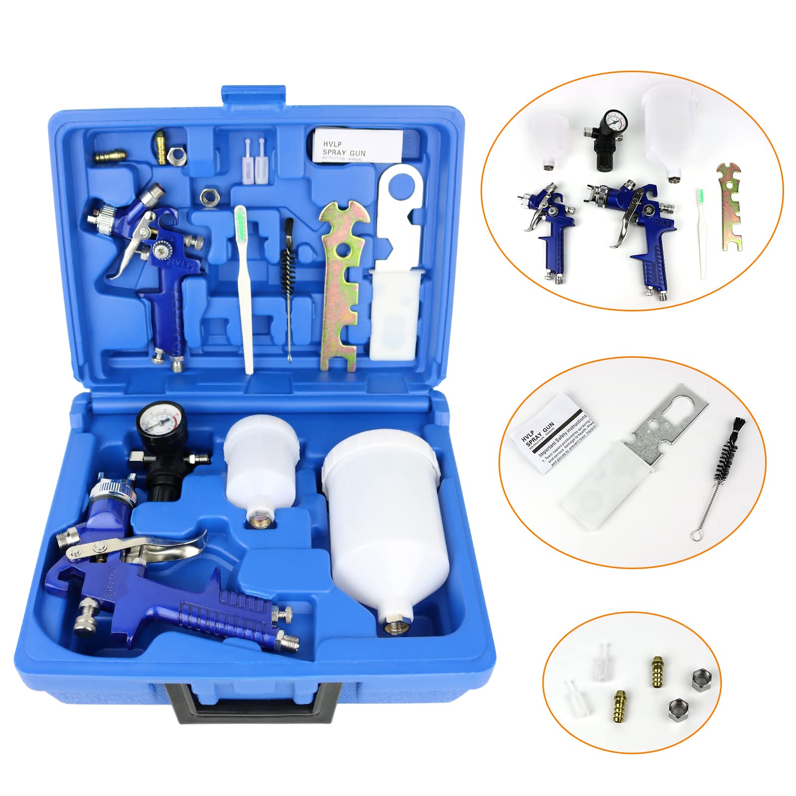 Hotorda spray gun body is easy to clean for quick maintenance