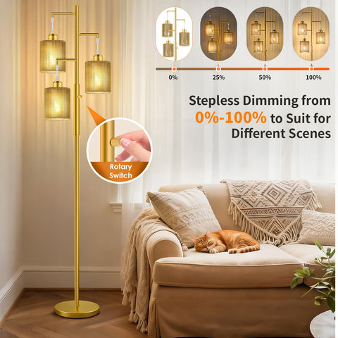 Hotsonic 72in lamp height assembly shows quick setup for a tall decorative piece.
