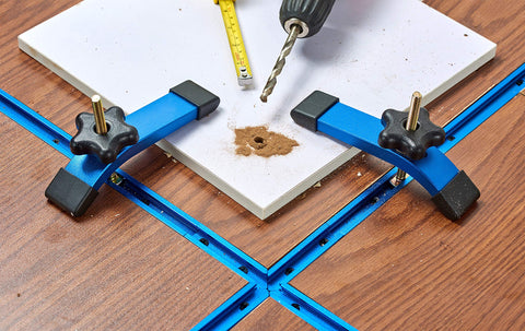 HOTTARGET 2-track set enables sturdy workholding for jigs.