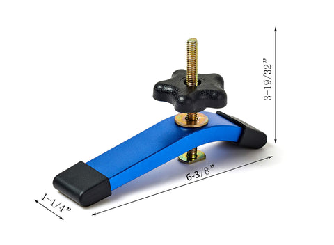 HOTTARGET hold-down clamps offer secure, non-slip clamping on workpieces.