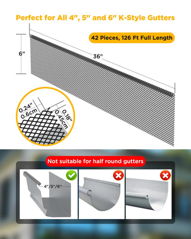 Rust-resistant coating on HOTYELL steel gutter guards for lasting outdoor use