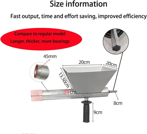 HOUBYU replaceable plastic nozzles adapt to various project sizes
