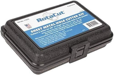 Hougen RotaCut packaging shows included sizes and quick-use guide.