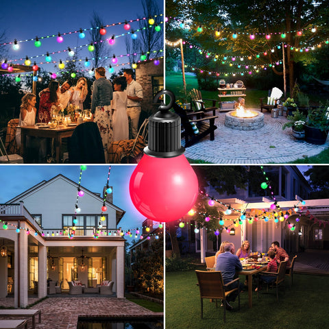 HOUHUI music sync mode enhances party lighting.