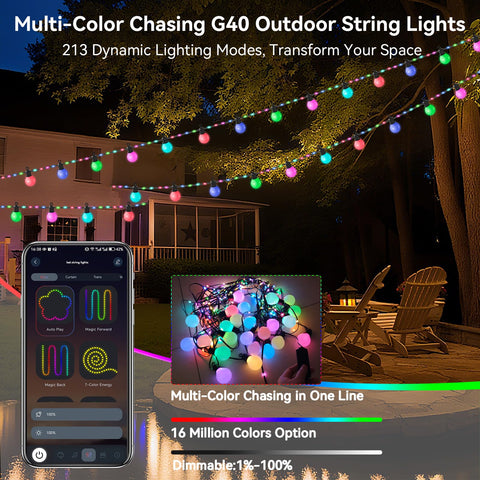 HOUHUI lights controlled by remote for quick color changes.