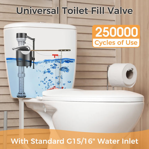Houpeoro adjustable-fill valve offering precise water level control