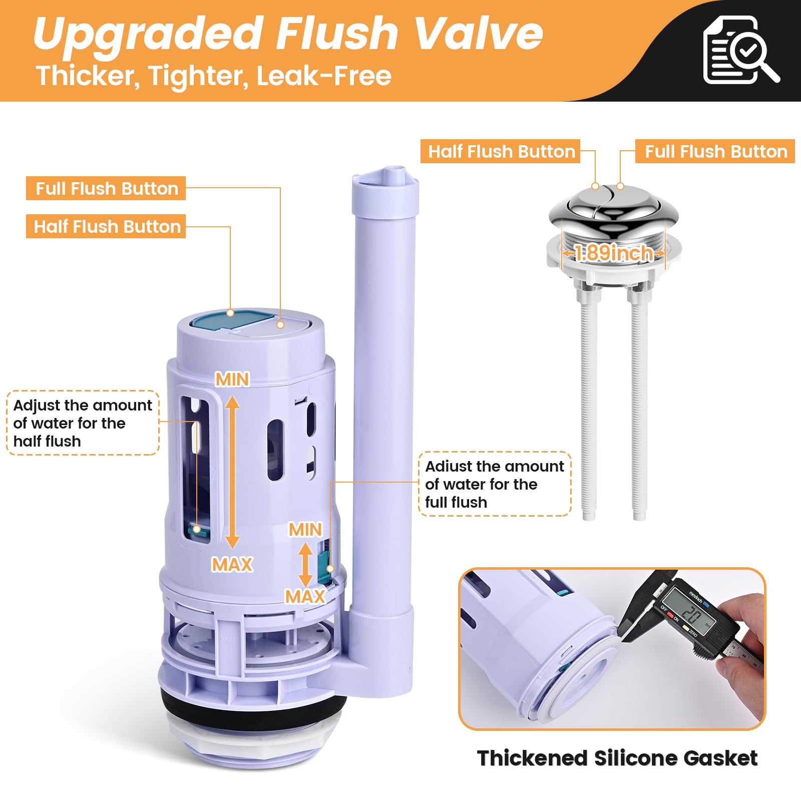 Houpeoro installation-friendly kit helps restore two-piece toilets to peak performance
