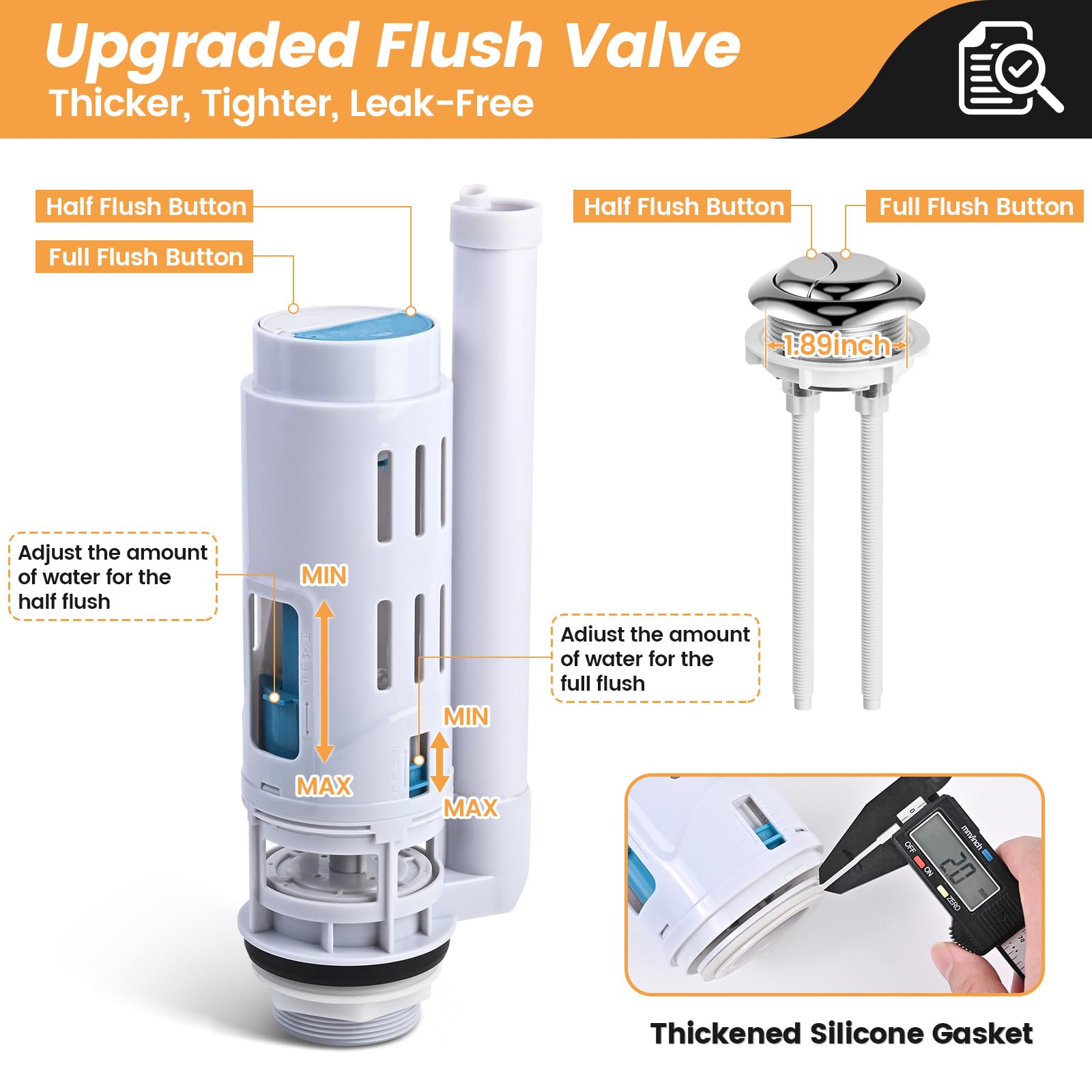 Houpeoro measurement guide image helps verify fit before ordering