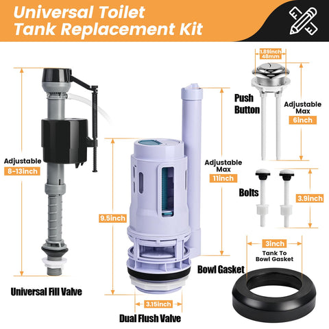 Houpeoro universal compatibility label highlights broad toilet compatibility