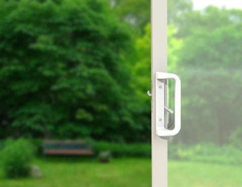 House Guard easy installation for replacement patio door handle.
