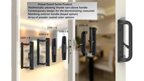 House Guard easy installation supports quick replacement for sliding doors.