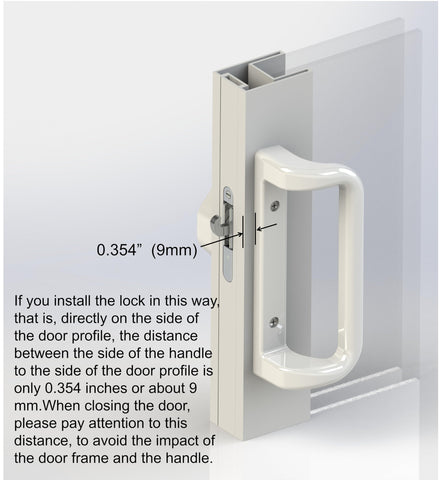 House Guard one-piece handle design for patio doors.